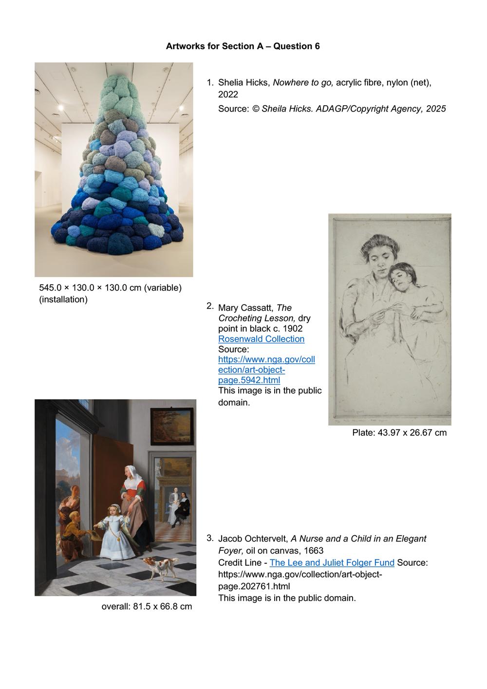 art making & exhibiting exam
